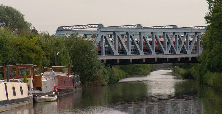 The railway bridge at Greenford, originally for the Great Western Railway