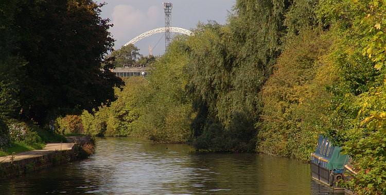 Another landmark visible from the same cutting is the new Wembley stadium