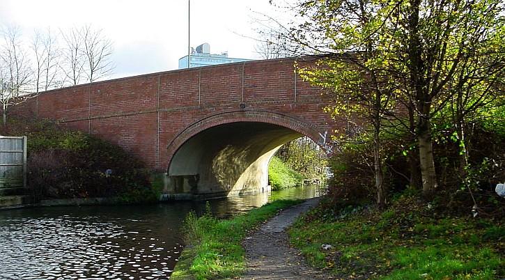 Modern copy of a traditional bridge at Alperton