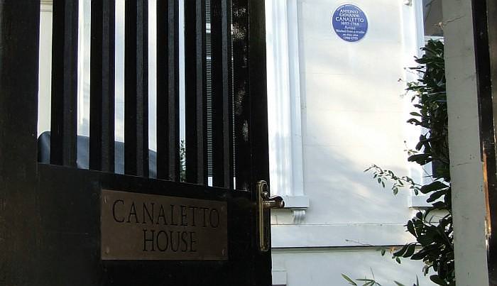10 Howley Place and Canaletto plaque