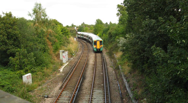 Probable location of the bottom of the canal's two summit locks