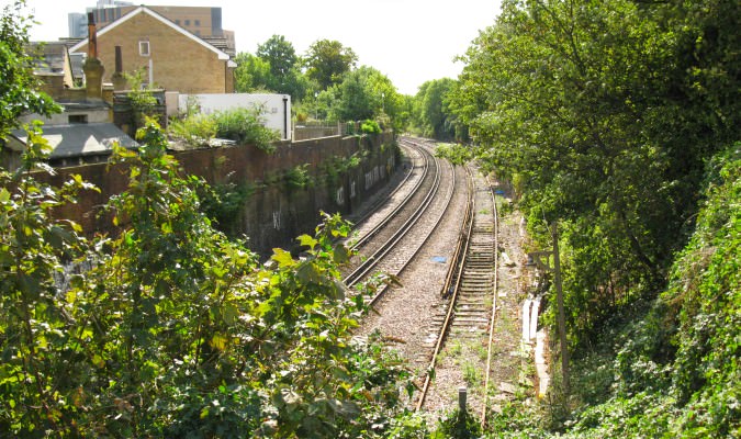 Railway cutting was originally canal cutting