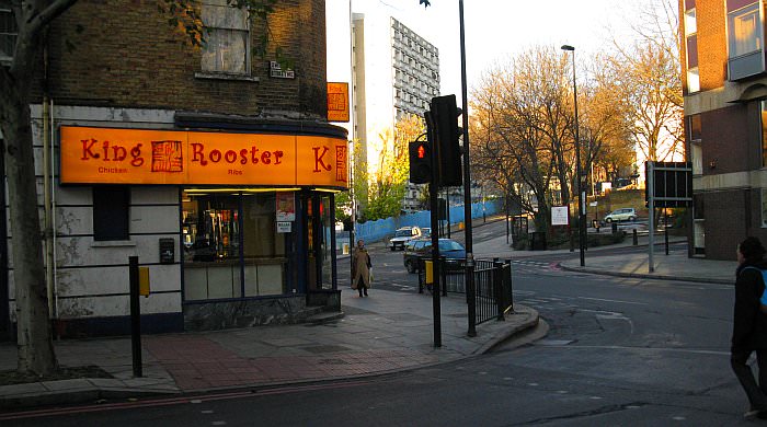 A river ran here - the former route of the Fleet as it passed the bottom of Swinton Street