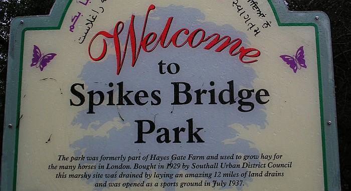 Spikes Bridge park - historical background