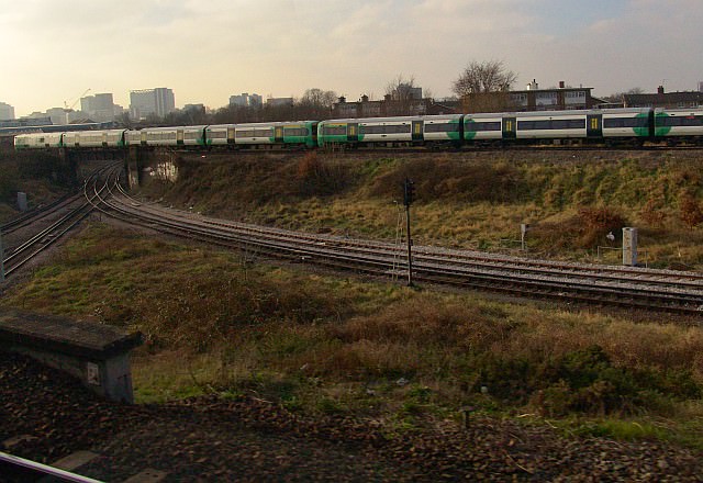View of site at Croydon Common where the summit lock into Croydon was probably sited #########