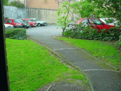 Wall was western boundary of canal