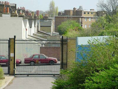 View across Barridale to Shardeloes Rd flats