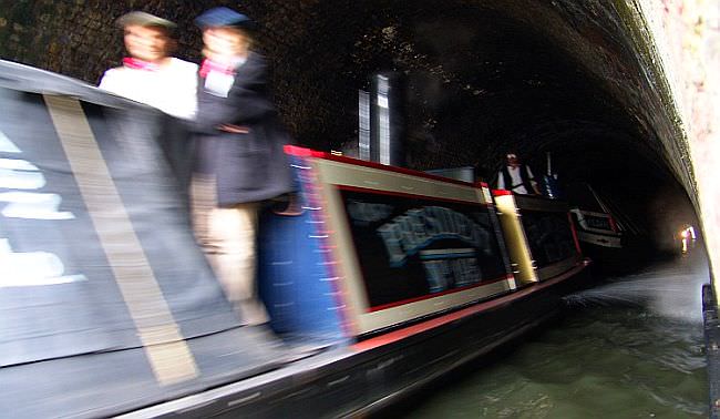 An atmospheric view of the eastern end of Maida Hill tunnel, with President at speed towing Kildare