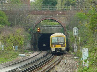 Canal alignment passed above this train