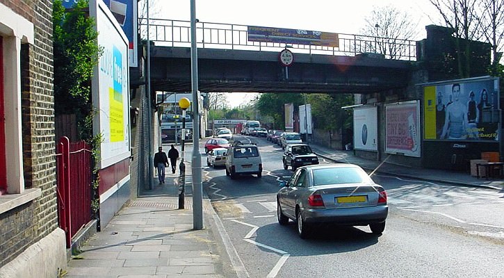 Brockley - at the start of the long flight of 18 locks up to Honor Oak
