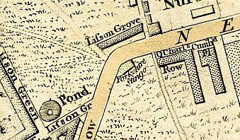 The Yorkshire Stingo featured on the Plan Of The Intended New Road From Paddington To Islington ystingo1.jpg