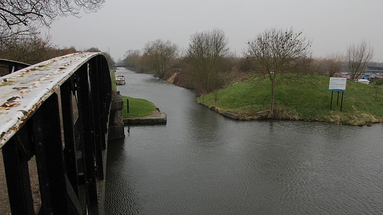 Cowley Peachey Junction with the Slough Arm stretching into the distance