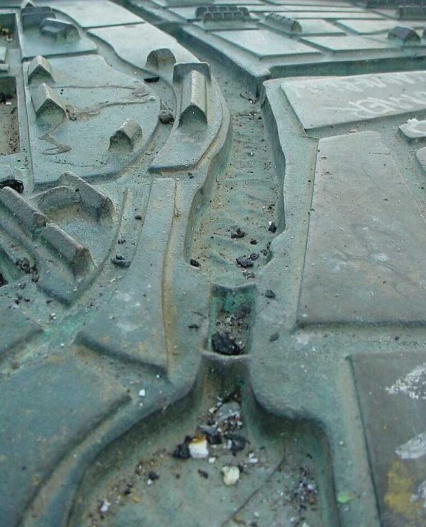 View of canal south from original lock by Russia Dock